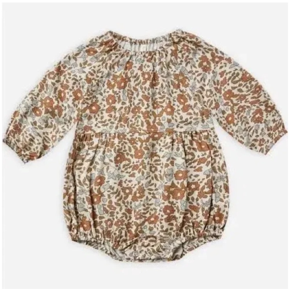 Rylee + Cru Long Sleeve Bloom Bubble Romper
